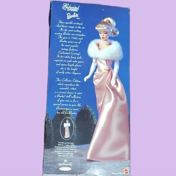 NIB 95/96? ENCHANTED EVENING BARBIE Collector Edition Doll #14992 Mattel Vintage - Picture 10 of 10